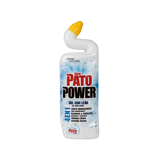 Limpiador De Inodoro Pato Formula 4 En Uno Gel Con Lejia 750 Ml