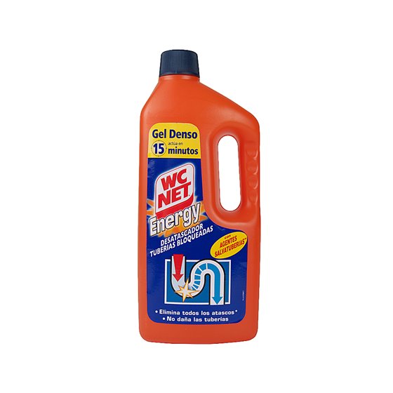 Desatascador De Tuberias Gel Wc Net Energy Botella De 1 Litro