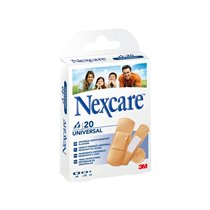 Tira Protectora 3M Nexcare Para Heridas Y Cortes Plasticoimpermeable Caja De 20 Unidades Diversos Tamaños