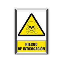 Pictograma Archivo 2000 Riesgo De Intoxicacion Pvc Amarillo Luminiscente 210X297 Mm