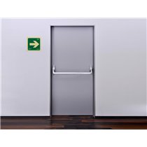 Pictograma Archivo 2000 Flecha Derecha Pvc Verde Luminiscente 224X224 Mm