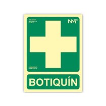 Pictograma Archivo 2000 Botiquin Pvc Verde Luminiscente 224X300 Mm