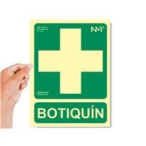 Pictograma Archivo 2000 Botiquin Pvc Verde Luminiscente 224X300 Mm