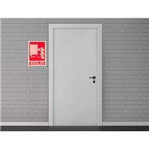 Pictograma Archivo 2000 Boca De Incendio Pvc Rojo Luminiscente 210X300 Mm
