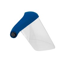 Pantalla Para Casco Faru A20C Con Visera Y Protector Barbilla Azul 200X300 Mm