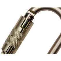 Mosqueton Faru Acero Galvanizado Automatico Virola 18 Mm Resistencia 25 Kn