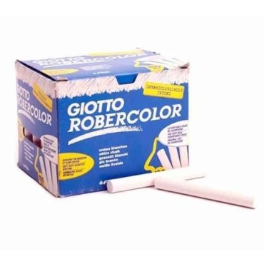 Tizas Blancas GIOTTO Robercolor Caja x100 Barras