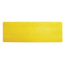Simbolo Adhesivo Durable Pvc Forma De Linea Para Delimitacion Suelo Amarillo 150X50X0,7 Mm Pack De 10
