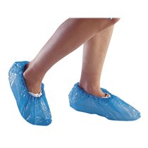 Cubre Calzado Delta Plus Polietileno Azul Talla Unica Caja De 50 Pares