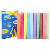 Tizas Colores GIOTTO Robercolor Caja x10 Barras