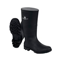 Botas Deltaplus De Seguridad Stone Pvc Negro Suela De Tacos Talla 44