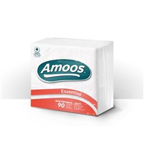 Servilleta Celulosa Amoos 33X33 Cm 2 Capas Paquete De 90 Unidades