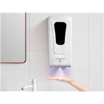 Dispensador Para Gel Y Jabon Q-Connect Automatico Con Sensor 1000 Ml 13X11,5X27 Cm Color Blanco