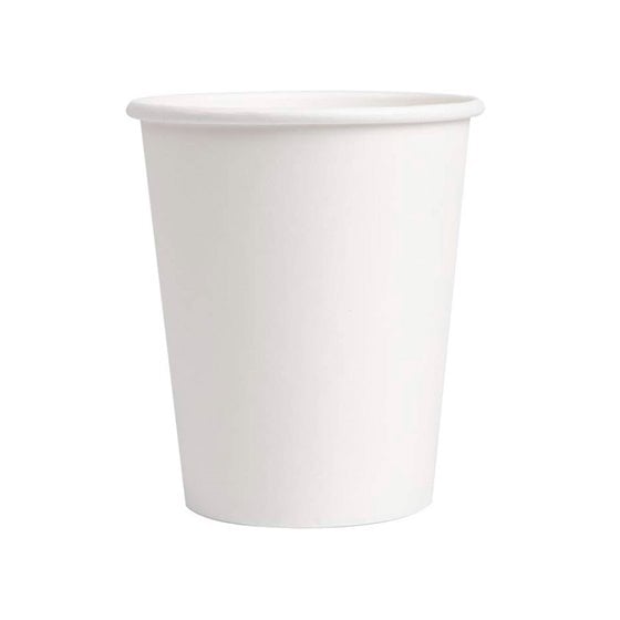 Vaso De Carton Biodegradable Blanco 220 Cc Paquete De 50 Unidades