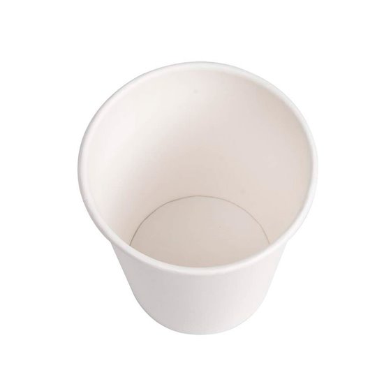 Vaso De Carton Biodegradable Blanco 220 Cc Paquete De 50 Unidades