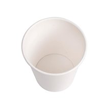 Vaso De Carton Biodegradable Blanco 220 Cc Paquete De 50 Unidades