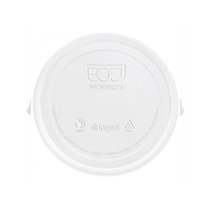 Tapa De Plastico Biodegradable Para Vaso De 195/220 Cc Paquete De 100 Unidades