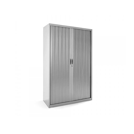 Armario Metalico Rocada Dos Puertas Tipo Persiana Incluye Cuatro Balda Serie Store 120X198X45 Cm Acabado Ac00