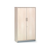 Armario Rocada Con 3 Estantes Y Dos Puertas Enteras Serie Store 156X90X45 Acabado Aa01 Haya/Haya