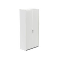 Armario Rocada Con Cuatro Estantes Y Dos Puertas Serie Store 195X90X45 Cm Acabado Aw04 Blanco/Blanco