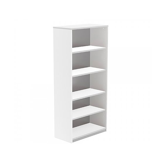 Armario Rocada Con Cinco Estantes Serie Store 195X90X45 Cm Acabado Aw04 Blanco/Blanco