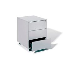 Cajonera Metalica Rocada Con Tres Cajones Serie Store 53X42X58 Cm Acabado Ac00 Gris/Gris