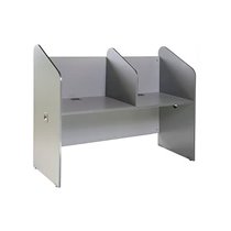 Mesa Centro De Llamadas Rocada Doble Serie Welcome 166X132X65 Cm Acabado Ab02 Aluminio/Gris