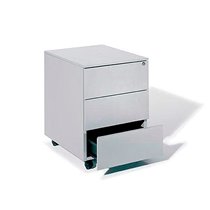 Cajonera Metalica Rocada Con Tres Cajones Serie Store 58X40X59,5 Cm Acabado Ac13 Blanco/Blanco