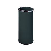 Paraguero Metalico 301 Negro Aros Cromado 50X21,5 Cm