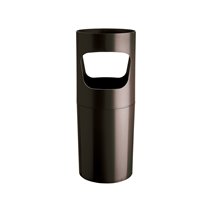 Paraguero Plastico Archivo 2000 Reciclado Color Negro 255 Mm Diametro X 640 Mm