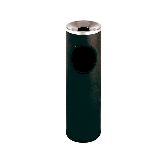 Cenicero Papelera Redondo 401 Negro Metalico 66X21,5 Cm