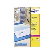 Etiqueta Adhesivas Resistente Avery Transparente 38,1X21,2 Mm Caja De 1625 Unidades