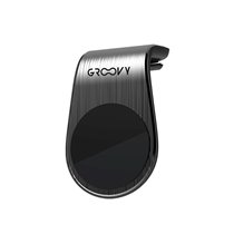 Soporte Para Movil Groovy Coche Universal Magnetico Color Gris Oscuro