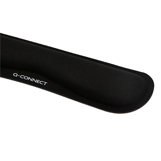 Reposamuñecas Q-Connect Memory Foam Para Teclado Color Negro 460X85X25 Mm