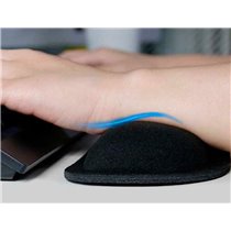 Reposamuñecas Q-Connect Memory Foam Para Teclado Color Negro 460X85X25 Mm