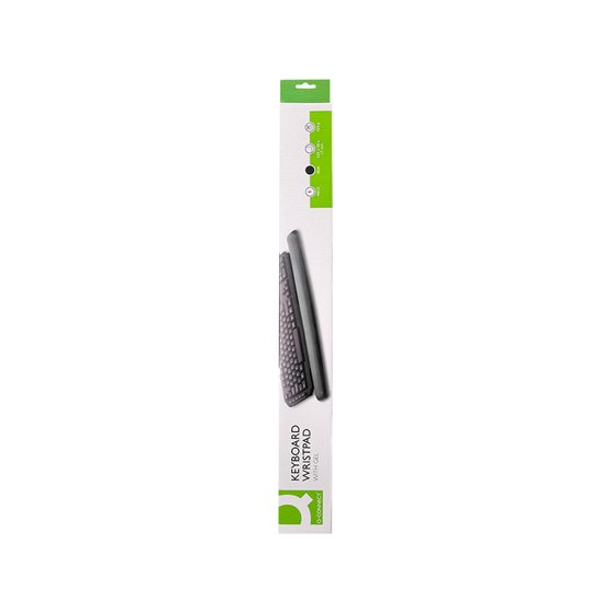 Reposamuñecas Q-Connect De Gel Para Teclado Color Negro 525X60X20 Mm