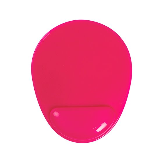 Alfombrilla Para Raton Q-Connect Reposamuñecas De Gel Pvc Color Rosa 210X245X20 Mm