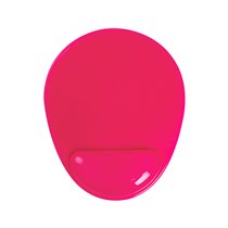 Alfombrilla Para Raton Q-Connect Reposamuñecas De Gel Pvc Color Rosa 210X245X20 Mm