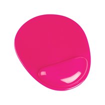 Alfombrilla Para Raton Q-Connect Reposamuñecas De Gel Pvc Color Rosa 210X245X20 Mm