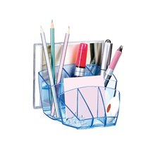 Organizador Sobremesa Cep Confor Ice Blue Plastico Transparente Celeste