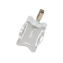 Identificador Con Pinza Giratoria Durable Uso Vertical/Horizontal 54X85 Mm