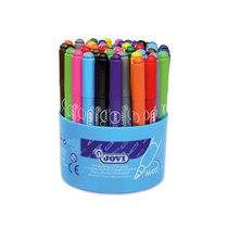 Rotulador Jovi Maxi 13 Mm Bote De 48 Unidades 12 Colores4 Unidades De Cada Color