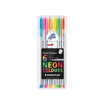 Rotulador Staedtler Triplus Neon Colours Estuche De 6 Unidades Colores Surtidos