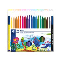 Rotulador Staedtler Noris Club Slim Estuche Carton 80% Reciclado De 20 Unidades Colores Surtidos