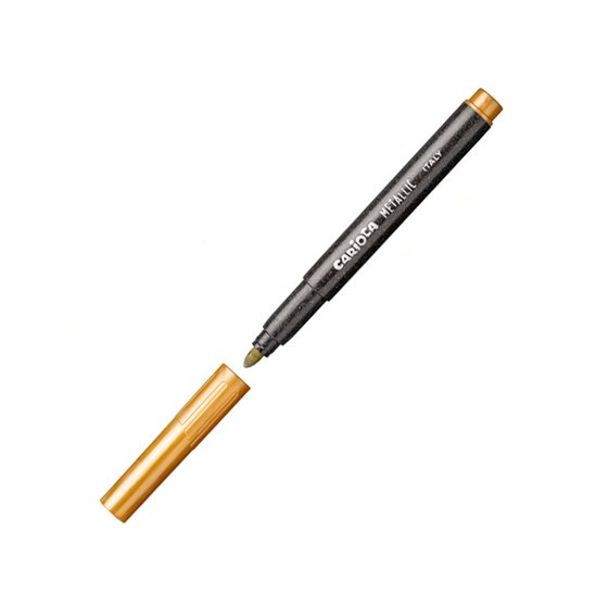 Rotulador Carioca Metallic Punta Maxi 6 Mm Caja De 6 Colores Surtidos