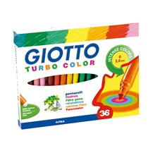 Rotulador Giotto Turbo Color Caja De 36 Colores