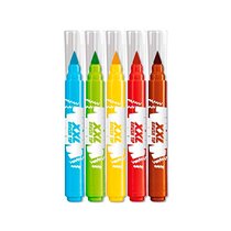 Rotulador Maped Color Peps Jumbo Punta Pincel Caja De 5 Colores Surtidos