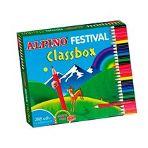 Lapices De Colores Alpino Festival Classbox Caja De 288 Unidades 12 Colores Surtidos