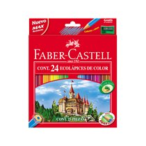 Lapices De Colores Faber-Castell C/ 24 Colores Hexagonal Madera Reforestada