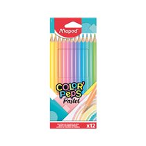 Lapices De Colores Maped Color Peps Caja De 12 Colores Pastel Surtidos